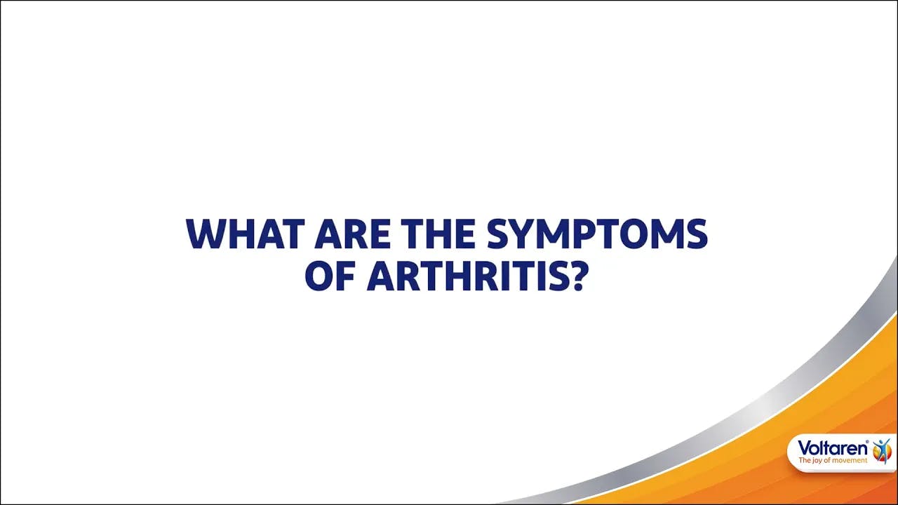 Symptoms of Arthritis
