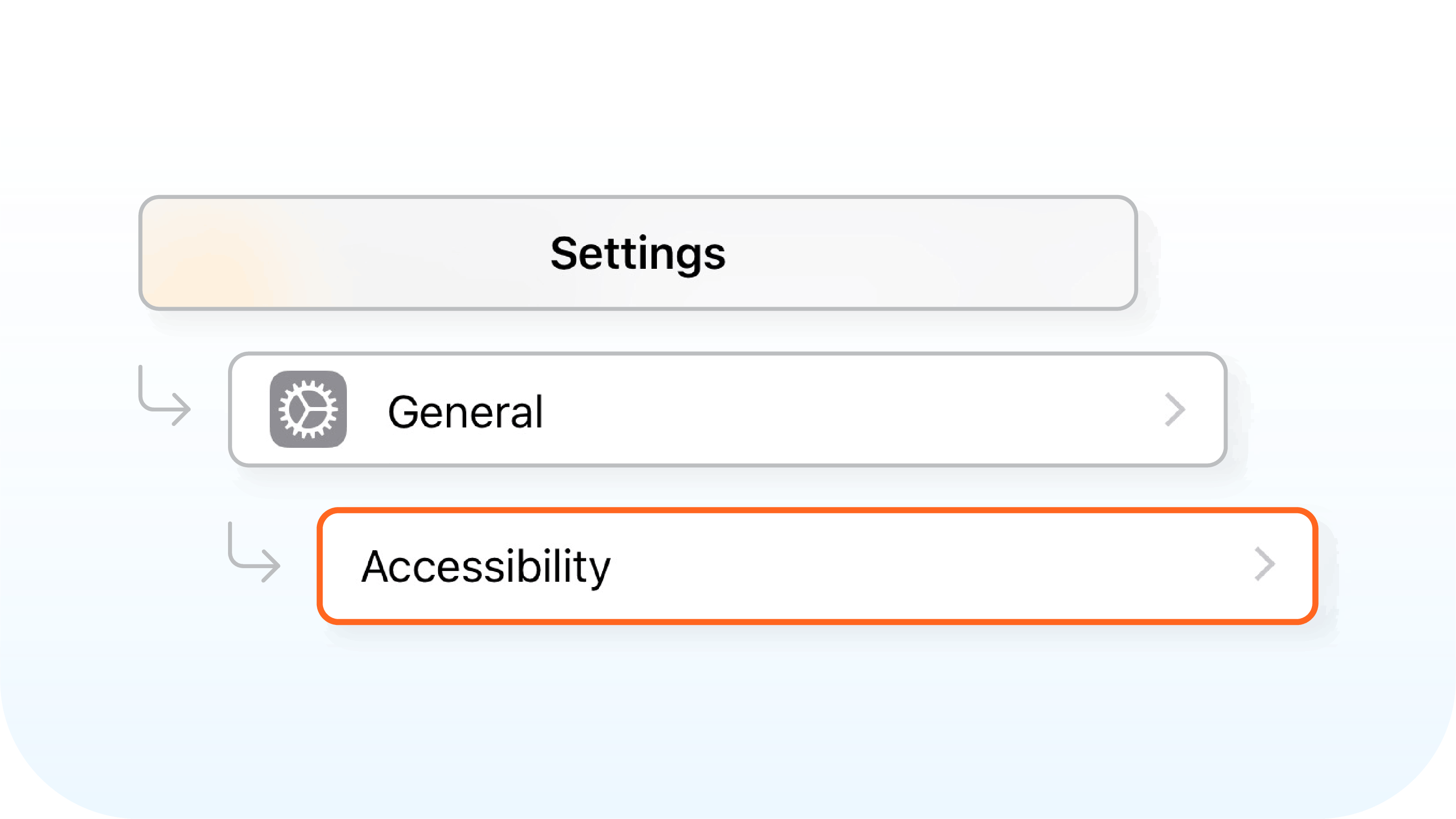 Accessibility Settings Option