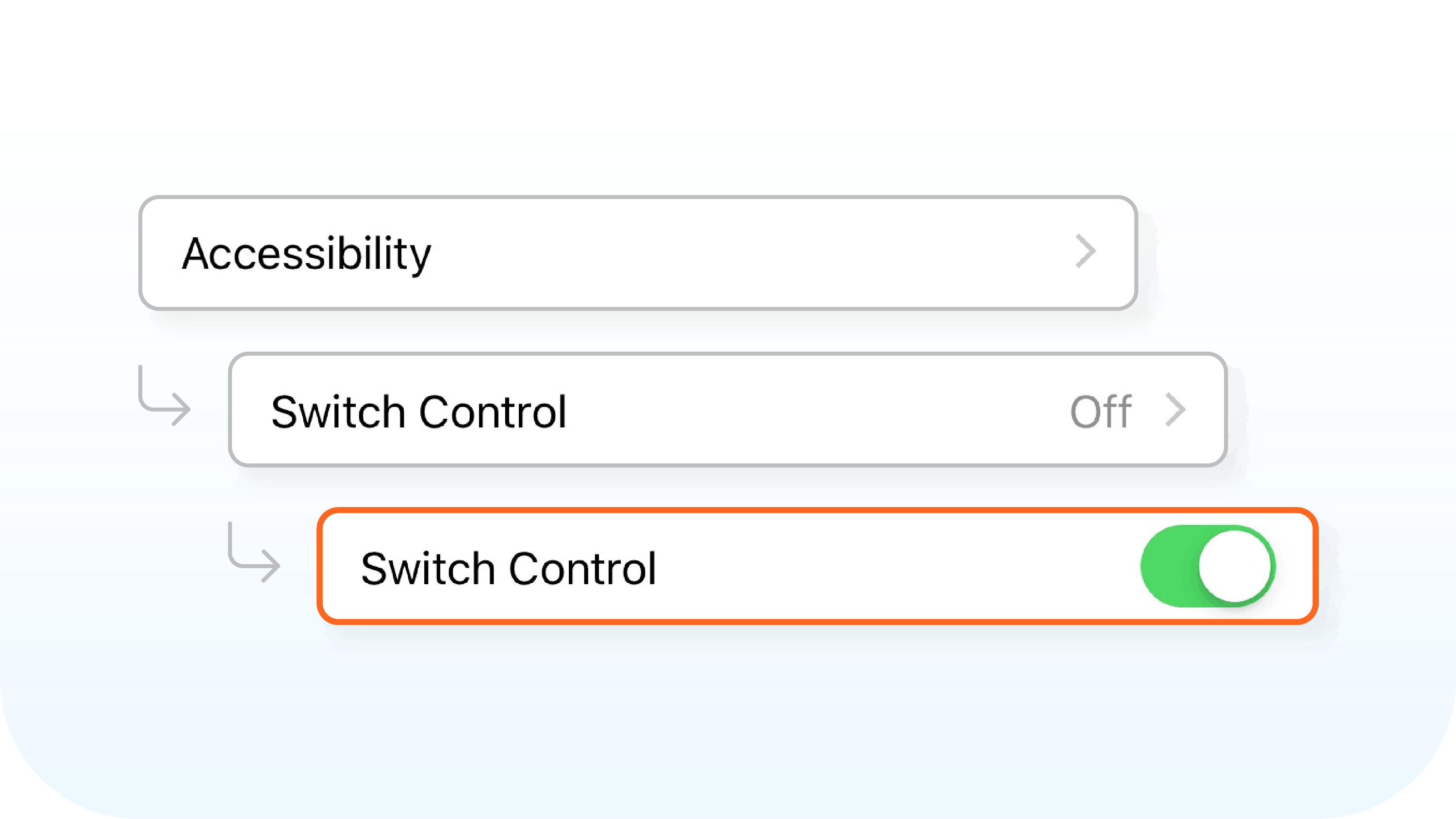 Turn On Switch Control