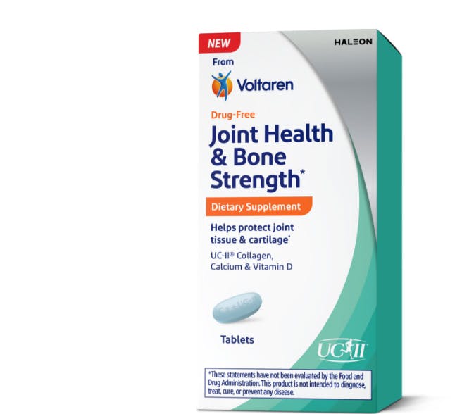 Voltaren Joint Health & Bone Strength Product and Packaging