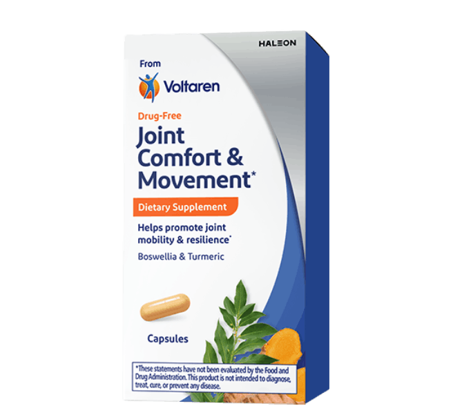 Voltaren Joint Comfort & Movement Product and Packaging