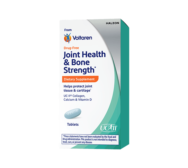 Voltaren Joint Health & Bone Strength Product and Packaging