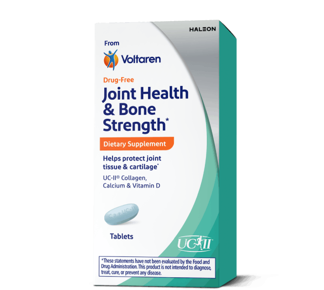 Voltaren Joint Health & Bone Strength Product and Packaging