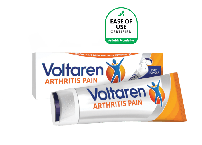 Voltaren Arthritis Pain Gel Product with Easy Open Cap