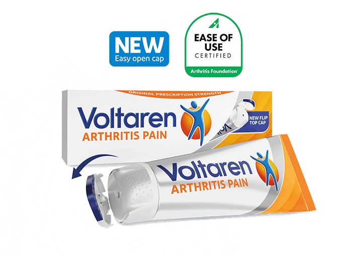 Voltaren Arthritis Pain Gel Product with Easy Open Cap
