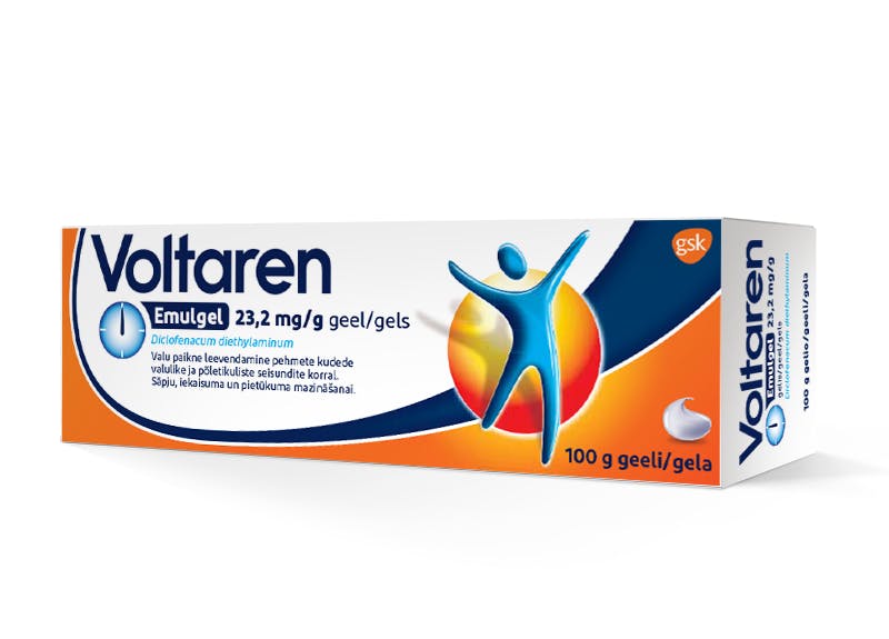 Voltaren Emulgel 23,2 mg/g gelis Produktas - Voltaren Emulgel 23,2 mg/g gelis