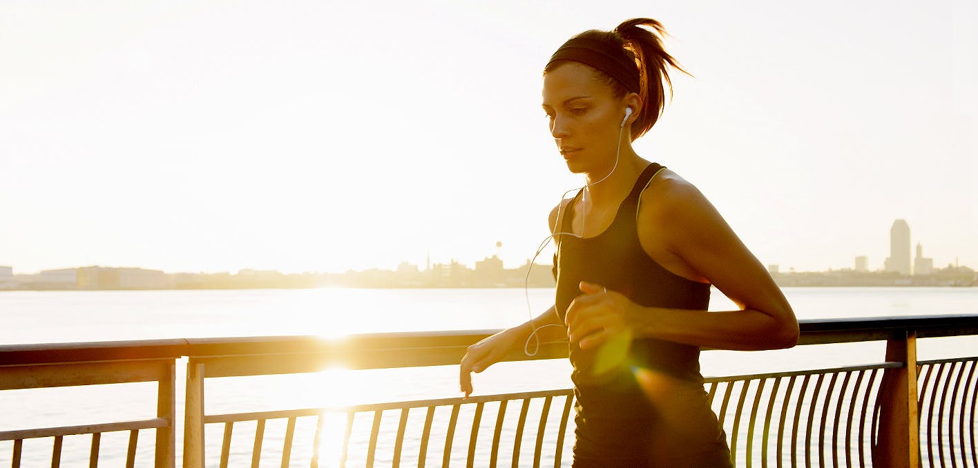 Woman running