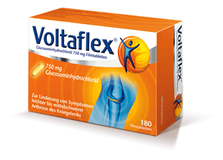 Die Voltaren-Tabletten mit Glucosamin