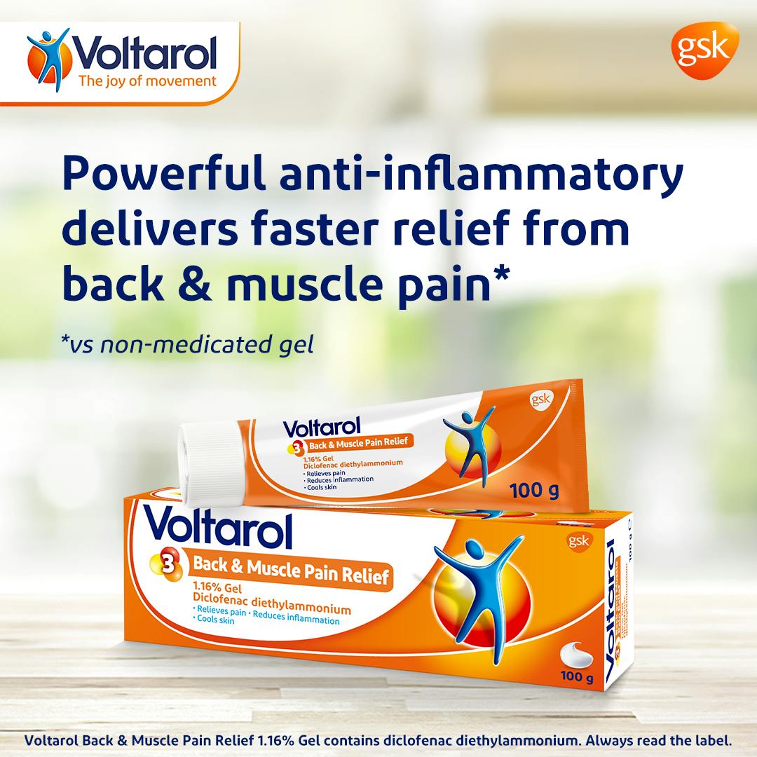 Voltarol Back and Muscle Pain Relief Gel Image