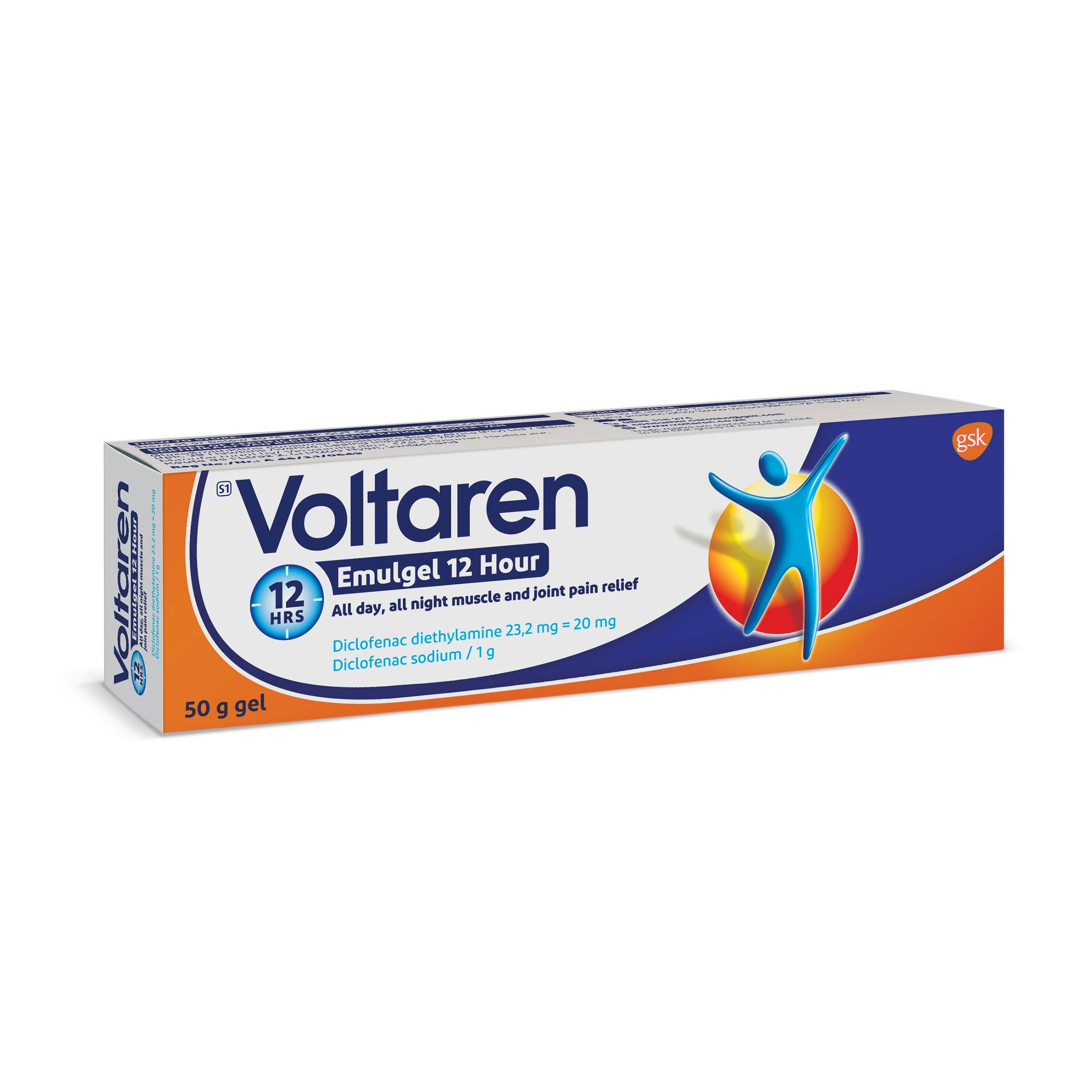 Voltaren 12H Carton 50g