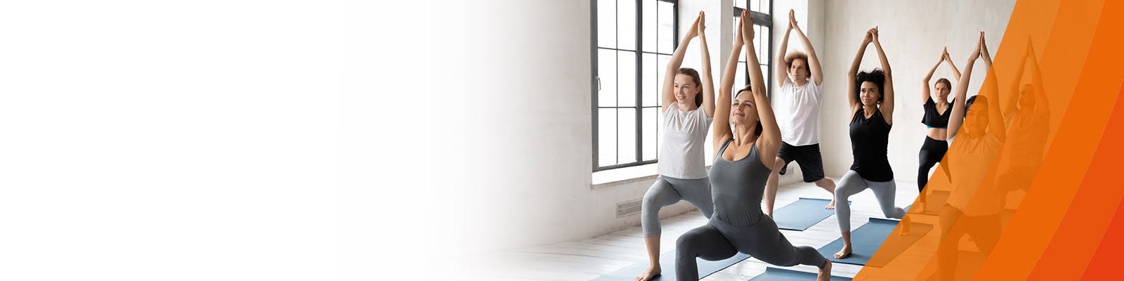 Group of women in yoga pose - learn about good body posture for back pain relief