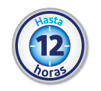 hasta 12 horas