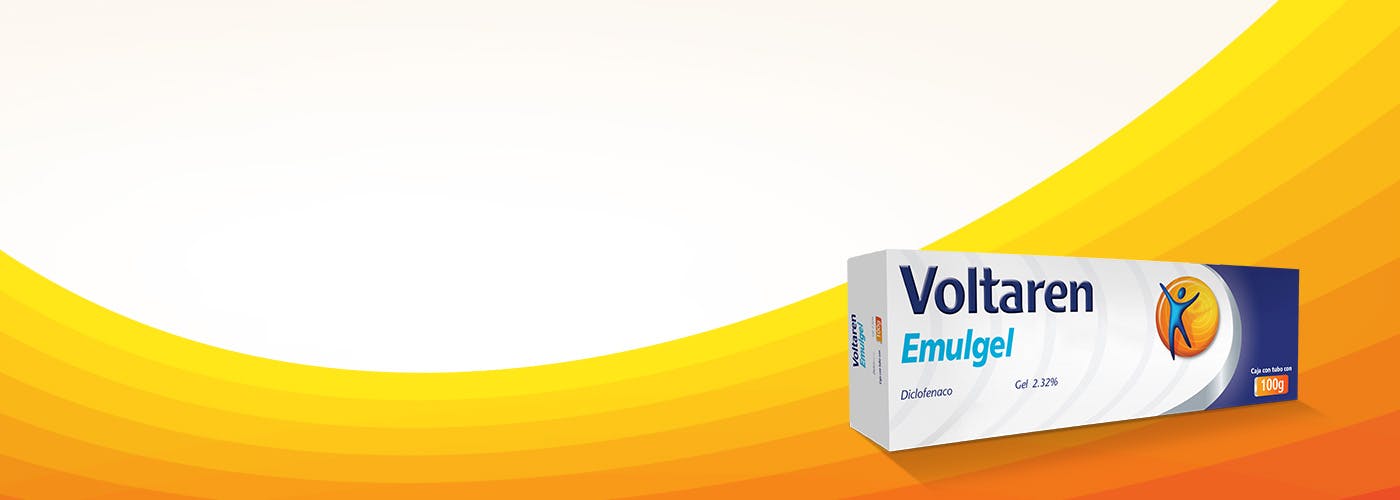Header explora la gama de productos Voltaren Emulgel, Voltaren 24H parche y Voltaren Dolo 