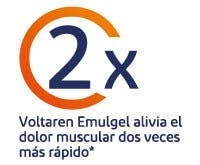 Voltaren Emulgel ofrece un alivio del dolor muscular 2 veces más rápido - voltaren emulgel para qué sirve