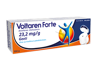 Voltaren Forte -pahvipakkaus