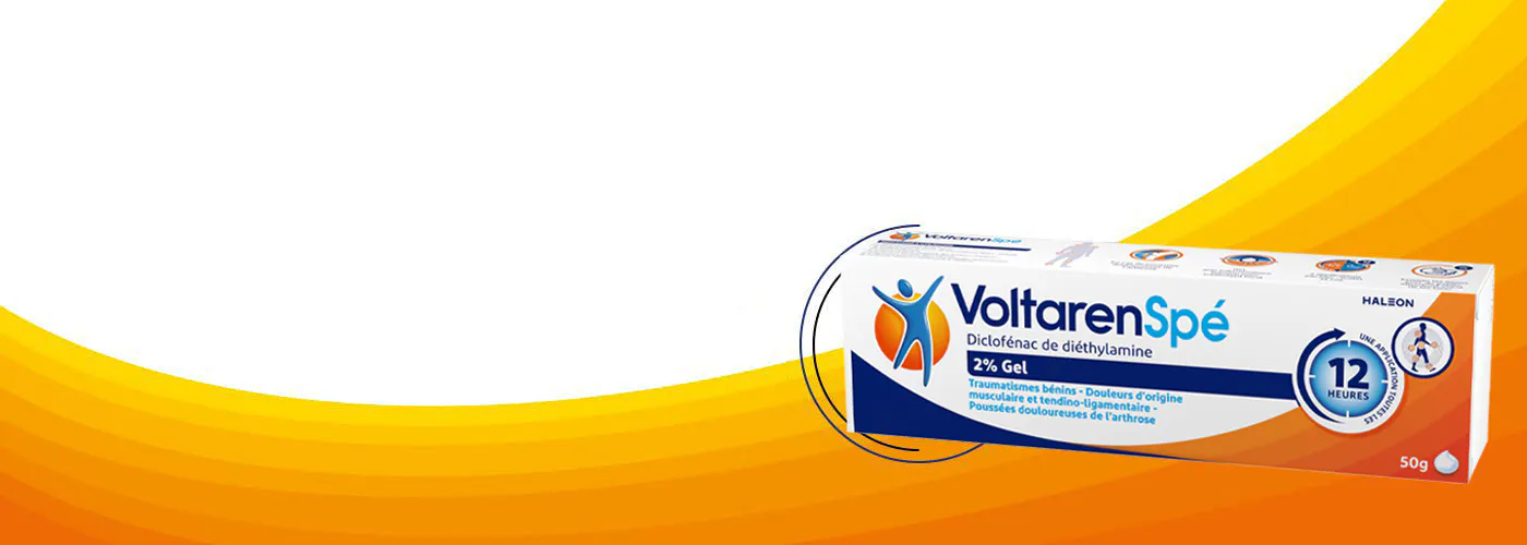 VoltarenSpé 2% Gel banner