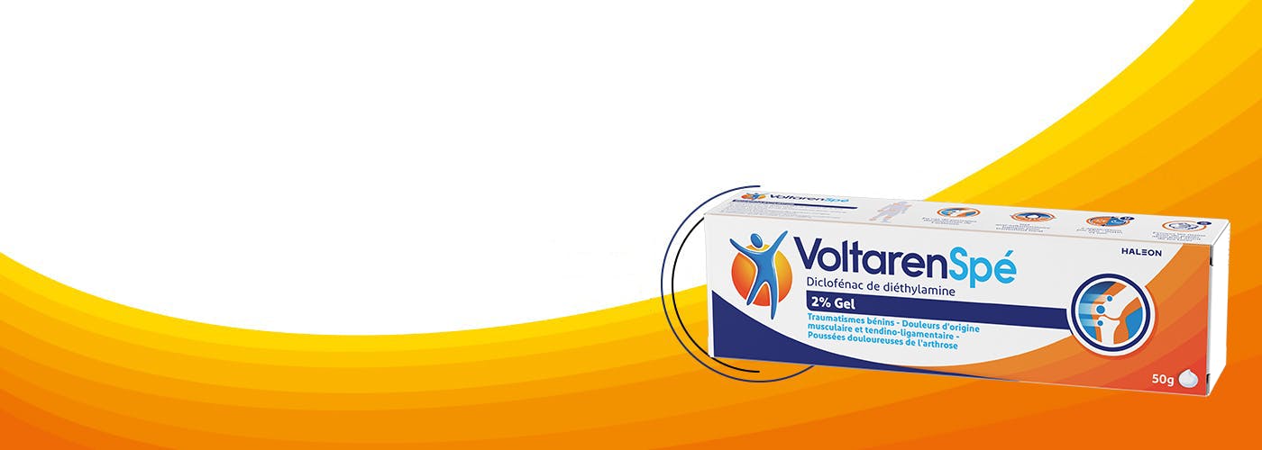 VoltarenSpé 2% Gel banner