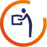箱を持つ人のアイコン 箱を持つ人のアイコン
