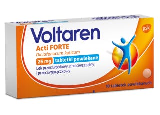 Opakowanie Voltaren Acti Forte w tabletkach