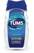 Bottle of TUMS Extra Strength Peppermint 100ct