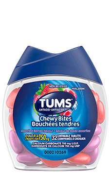 Bottle of Tums Regular Strength Peppermint 150ct