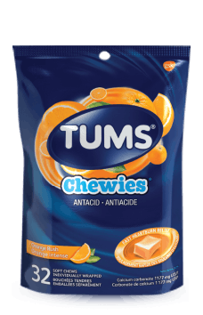 Sac de Tums® Chewies Orange intense Sac de Tums® Chewies Orange intense