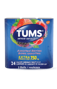 Emballage de 3 rouleaux de Tums® Extra-fort Baies assorties