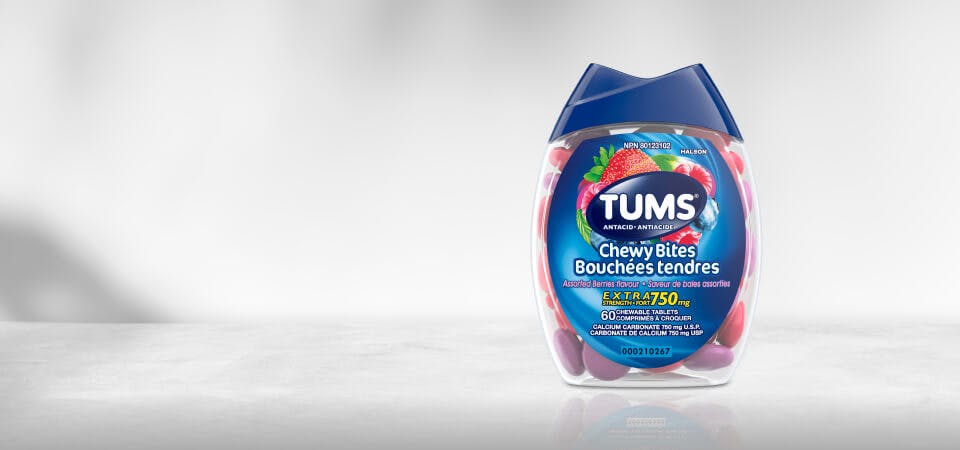 TUMS Chewy Bites banner