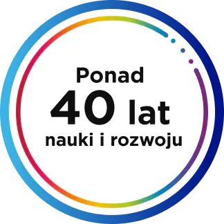 Grafika 40 lat doświadczenia Centrum