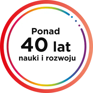 Grafika 40 lat doświadczenia Centrum