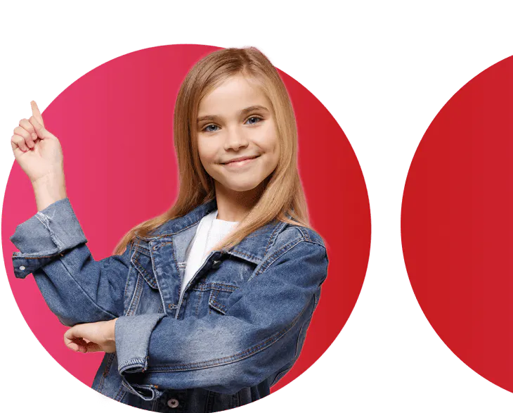 Osoba obok grafiki produktu Centrum Vital Junior