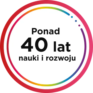 Grafika 40 lat doświadczenia Centrum