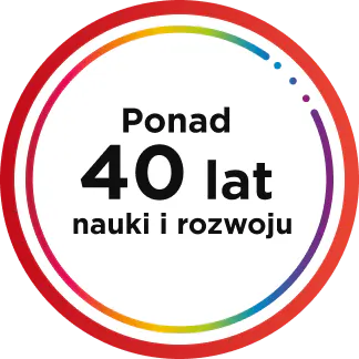 Grafika 40 lat doświadczenia Centrum