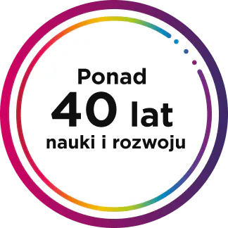 Grafika 40 lat doświadczenia Centrum