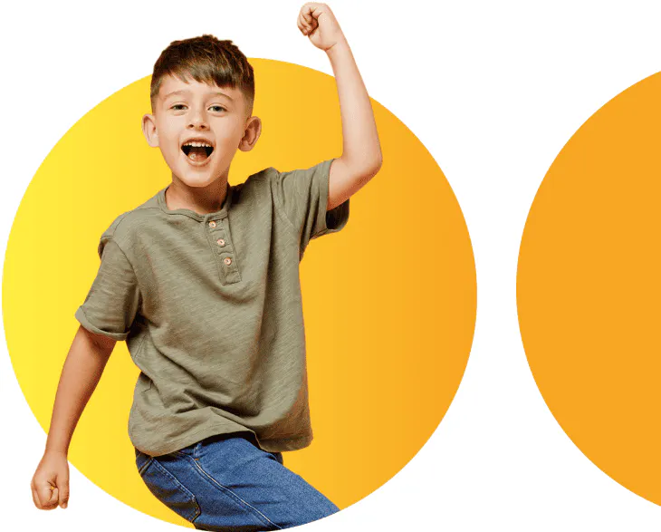 Osoba obok grafiki produktu Centrum Junior VitaGummies