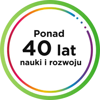 Grafika 40 lat doświadczenia Centrum