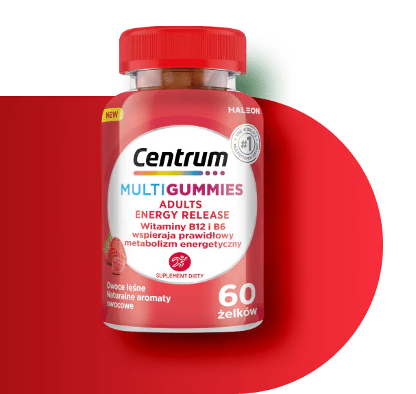 Centrum Multigummies Energy Release opakowanie