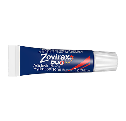 Zovirax Duo cold sore cream tube