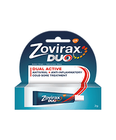 Zovirax Duo cold sore cream package
