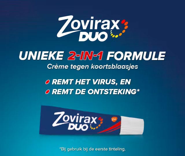 Unieke formule Zovirax Duo