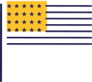 American flag icon American flag icon