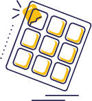 Pack of Nicorette gum icon Pack of Nicorette gum icon