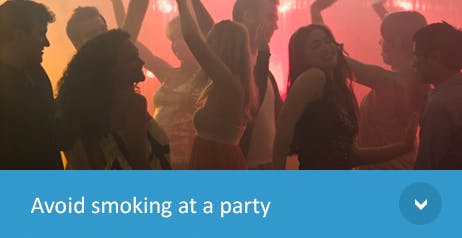 Avoid smoking At A Party