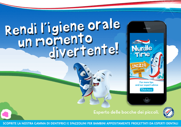 Rendi l'igiene orale un momento divertente! Rendi l'igiene orale un momento divertente!