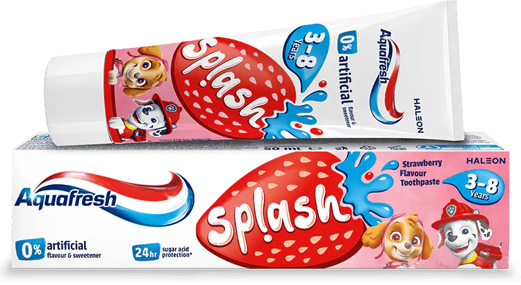Splash toothpaste
